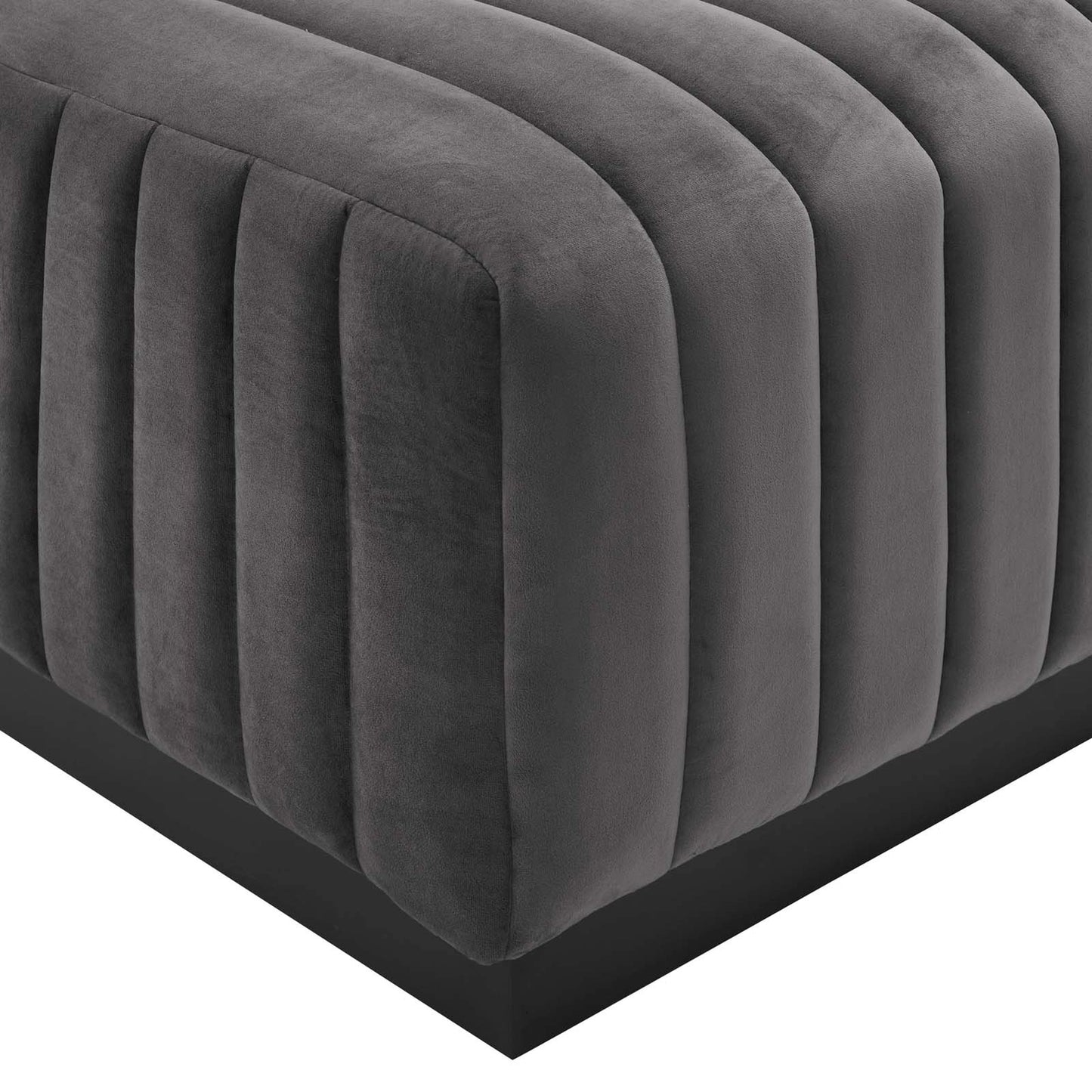 Conjure Channel Tufted Ottoman