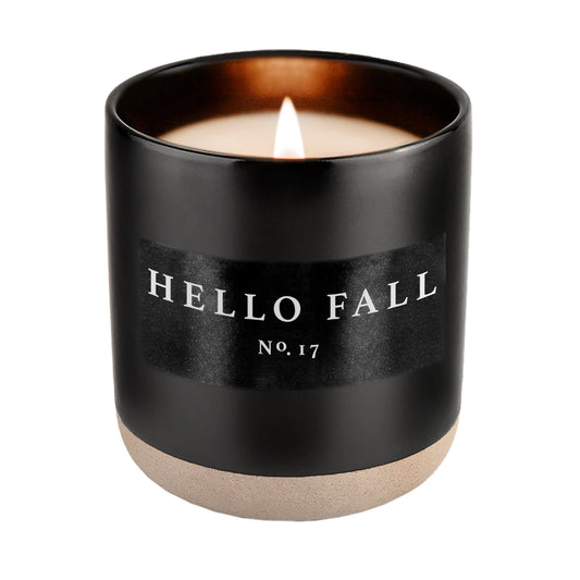 Hello Fall 12 oz Soy Candle