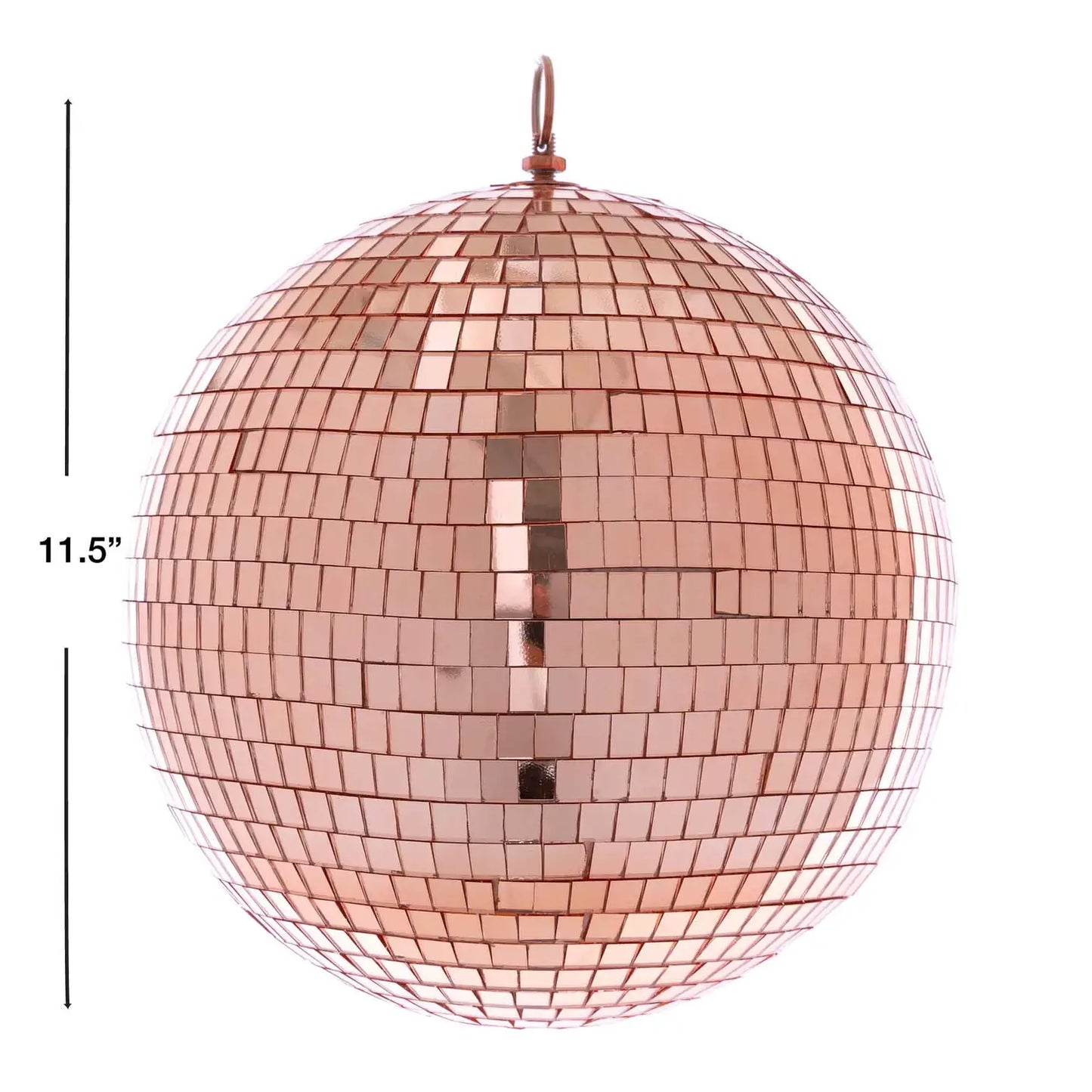 12" Mirror Disco Ball - Rose Gold