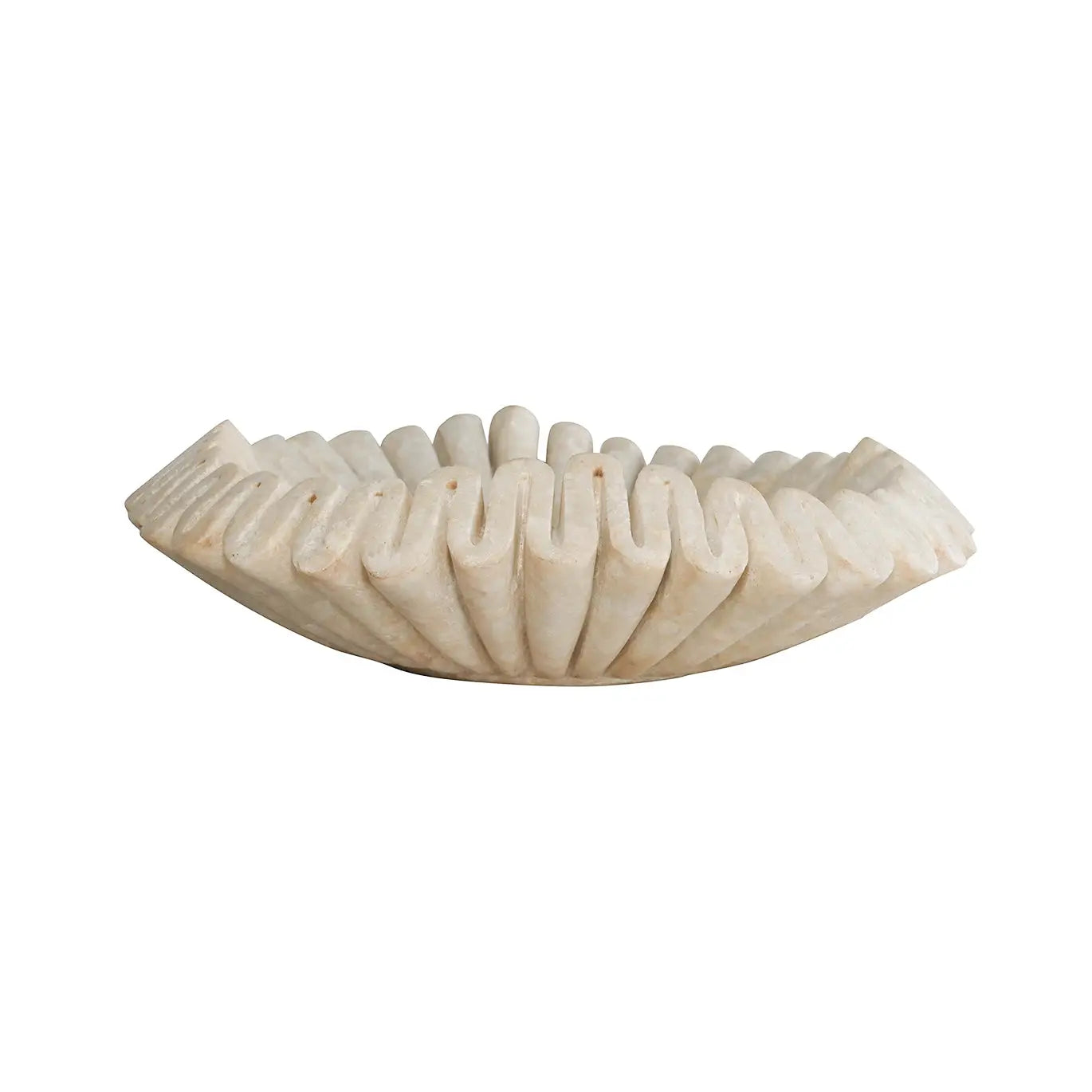 Ruffle Bowl - Marble